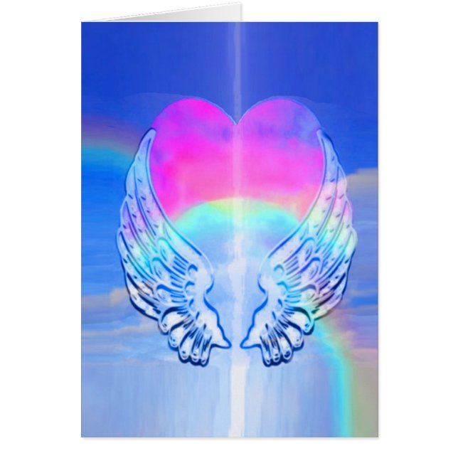Angel Wings Wrapped Around a Heart (Front)