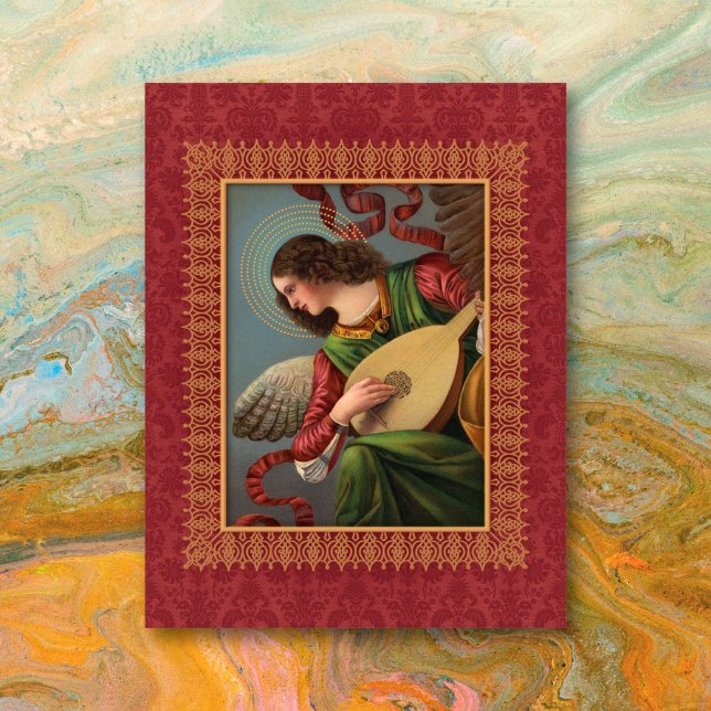 Angel with a Lute Card (Creator Uploaded)
