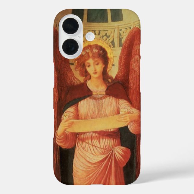 Angel with a Scroll by John Melhuish Strudwick Case-Mate iPhone Case (Back)