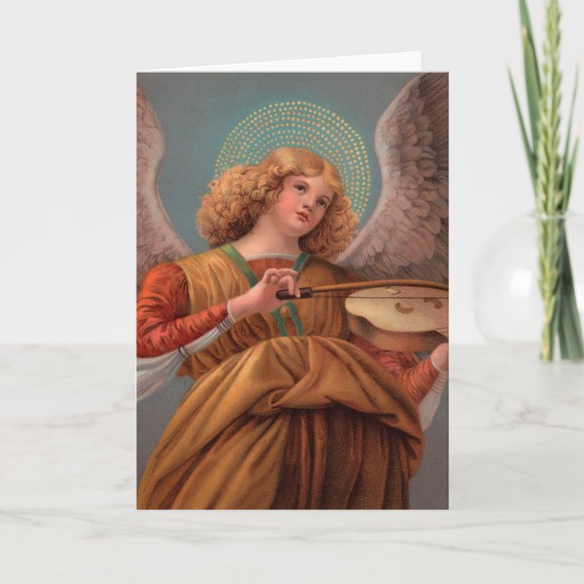 Angel with a Violin Note Card (Front)