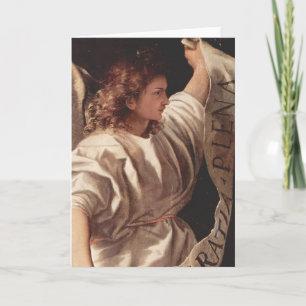 Angel with Banner 1522 Holiday Card