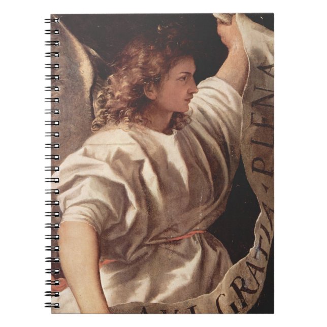 Angel with Banner 1522 Notebook (Front)