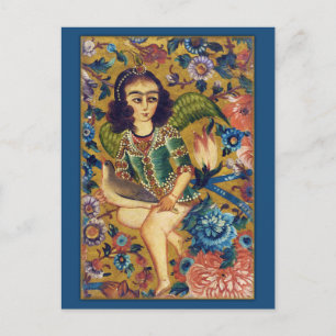 Angel with Bird CC0058 Islamic Art Postcard