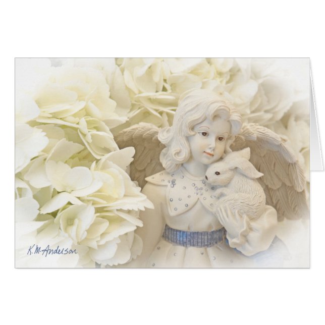 Angel with bunny (Front Horizontal)