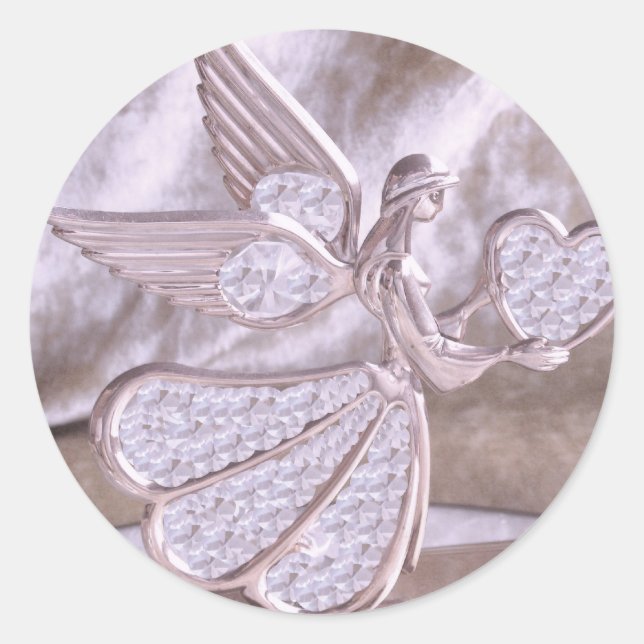 Angel with Heart Sticker (Front)