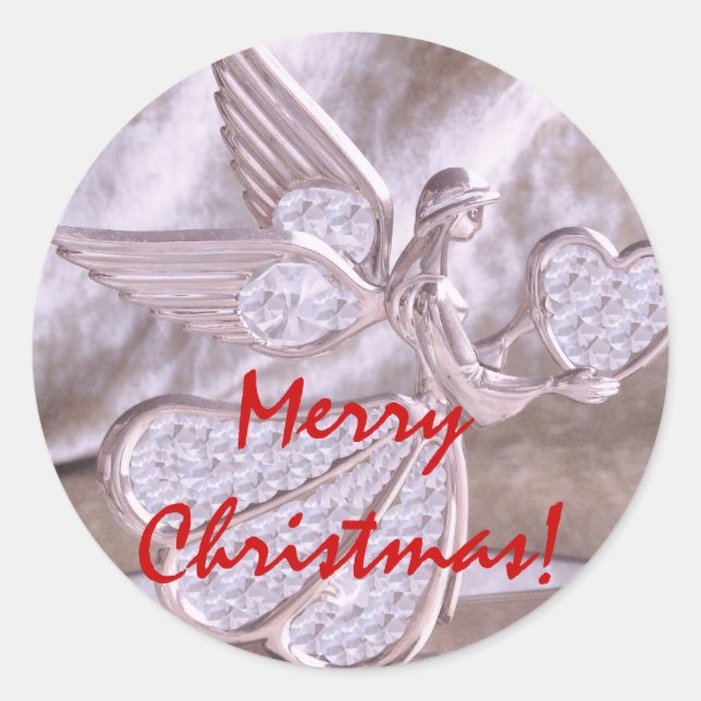 Angel with Heart Sticker (Front)