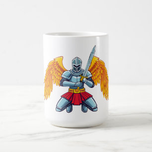 Angel with large sword coffee mug