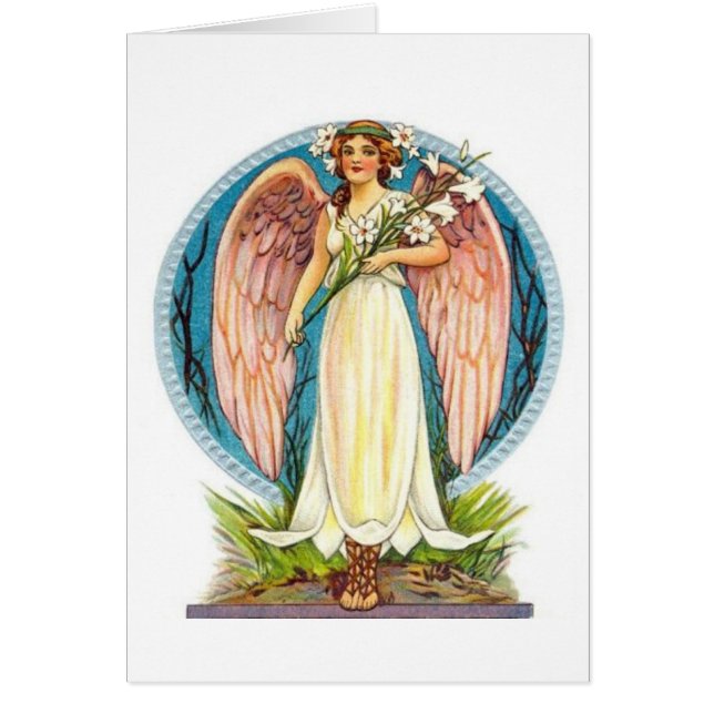 Angel With Lilly Flowers (Front)