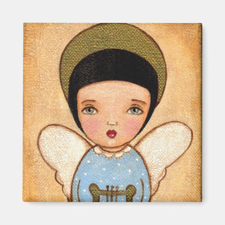 Angel With Lira Magnet