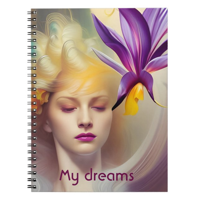 Angel with orchid notebook (Front)