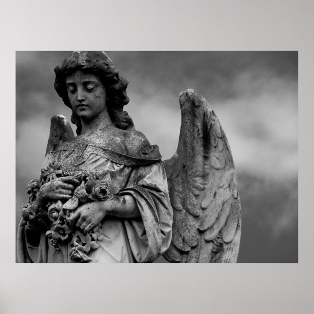 Angel with Roses Poster (Front)