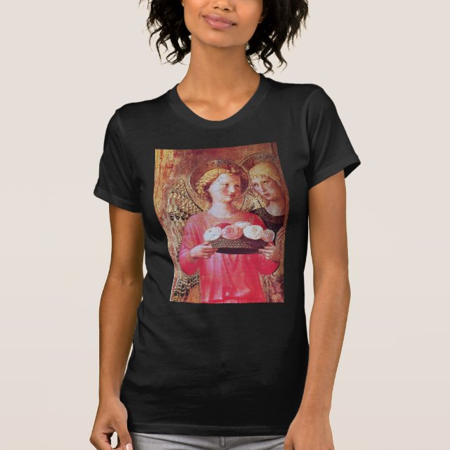 ANGEL WITH ROSES T-Shirt (Front)