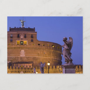 Angel with the Sudarium on the Ponte Sant'Angelo Postcard