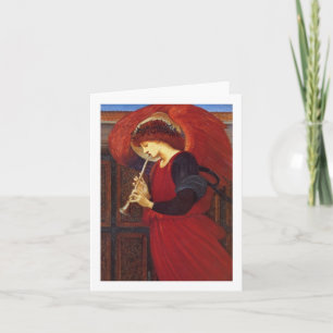 Angel with Trumpet, Burne Jones Holiday Card