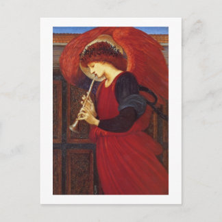 Angel with Trumpet, Burne Jones Postcard