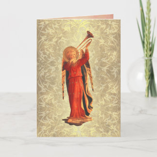Angel with Trumpet Holiday Card