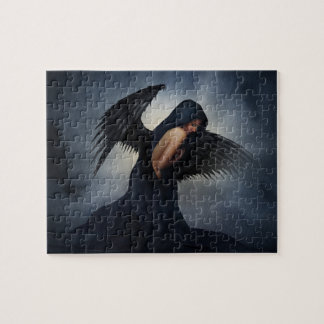 Angel women sad art pretty jigsaw puzzle
