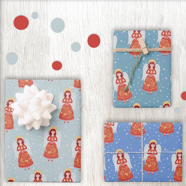 Angel Wrapping Paper Sheet (Creator Uploaded)