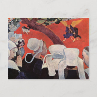 Angel Wrestling with Jacob, Paul Gauguin Postcard