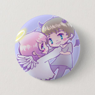 Angel x Demon Luv Pin