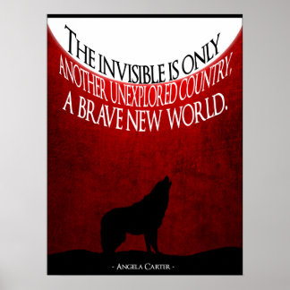 Angela Carter Quote Minimalist Poster