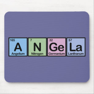 Angela made of Elements Mouse Pad