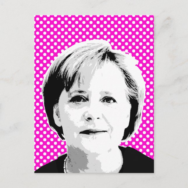 Angela Merkel -- International Leader -.png Postcard (Front)