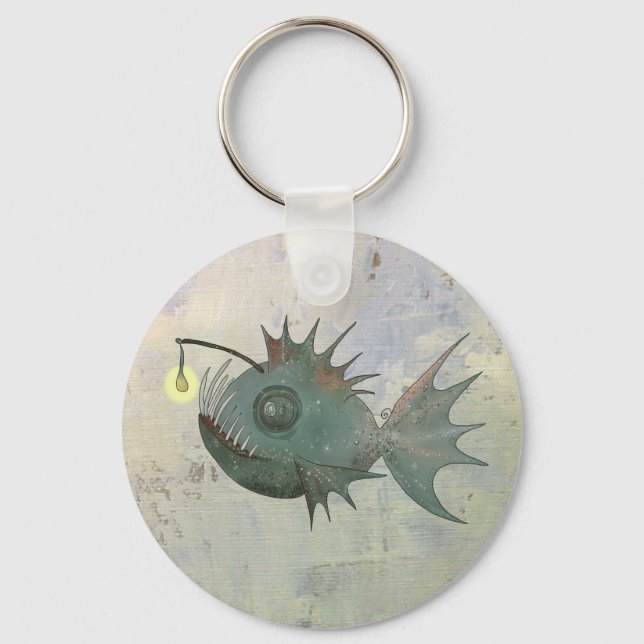 Angelerfisch Key Ring (Front)