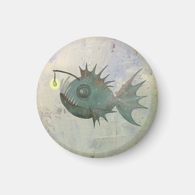Angelerfisch Magnet (Front)