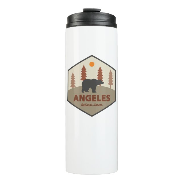Angeles National Forest California Bear Thermal Tumbler (Front)