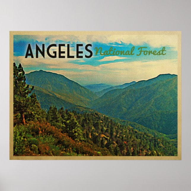 Angeles National Forest Poster (Front)