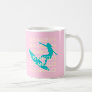 Angeles Travel Art, California, Travel Art, Preppy Coffee Mug