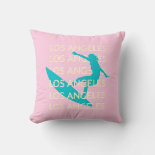 Angeles Travel Art, California, Travel Art, Preppy Cushion