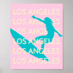 Angeles Travel Art, California, Travel Art, Preppy Poster