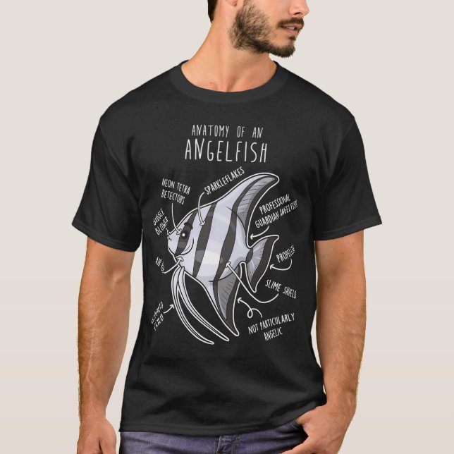 Angelfish Anatomy T-Shirt (Front)