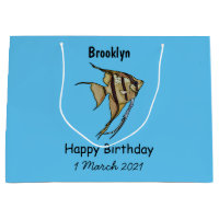 Angelfish cartoon illustration