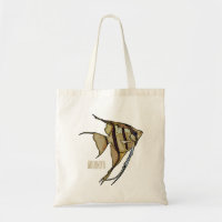 Angelfish cartoon illustration
