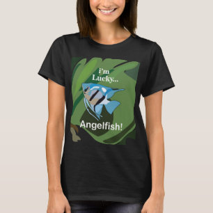 Angelfish Freshwater Lucky Aquarist Keeper T-Shirt