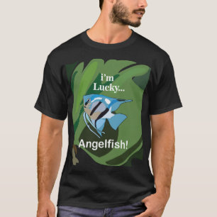 Angelfish Freshwater Lucky Fishing Fisherman T-Shirt