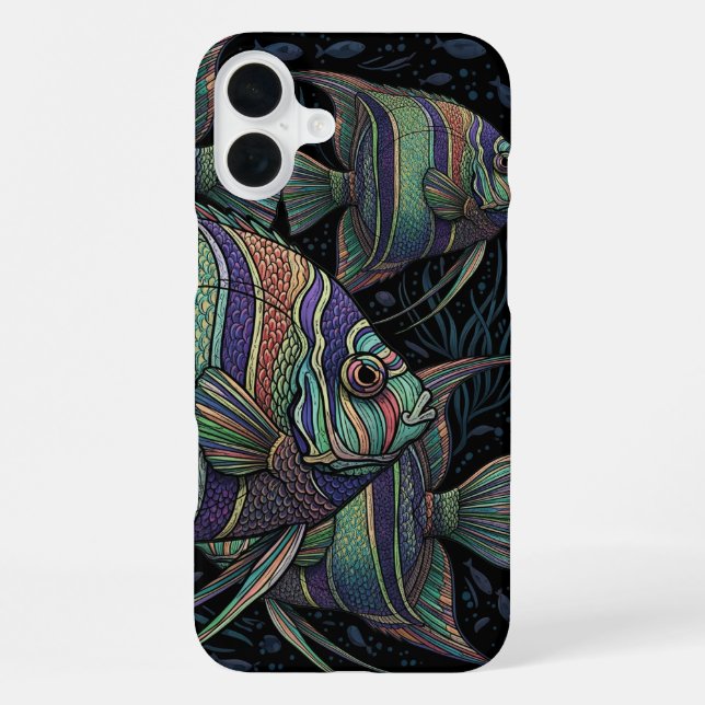 Angelfish iPhone Case (Back)