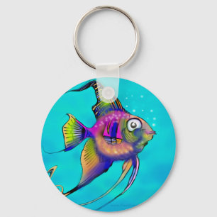 Angelfish Key Ring