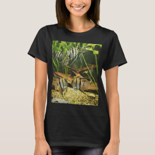 Angelfish Kissing in Freshwater Aquarium T-Shirt