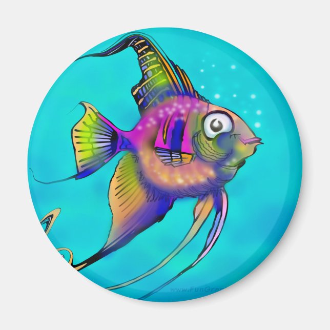 Angelfish Magnet (Front)