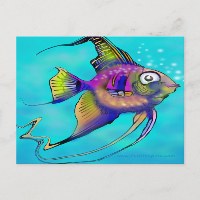 Angelfish Postcard (Front)
