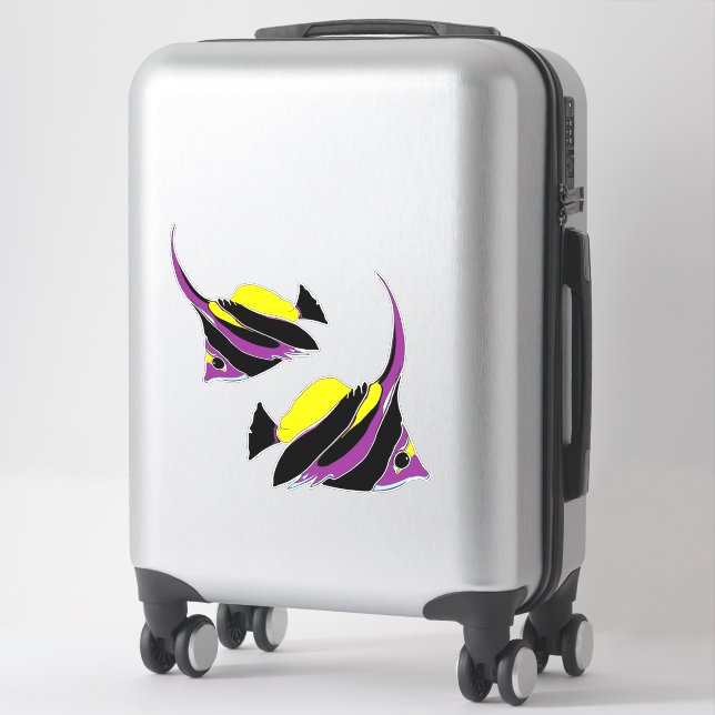 Angelfish Tropical Fish Set (Suitcase)
