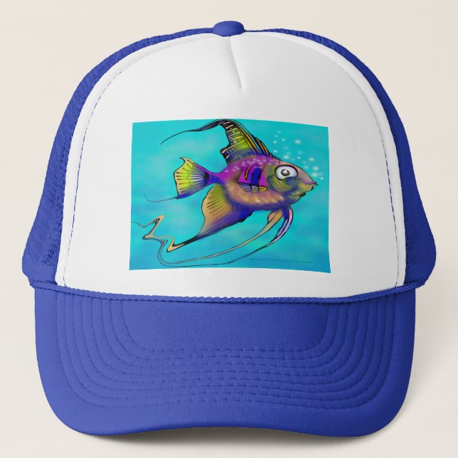 Angelfish Trucker Hat (Front)