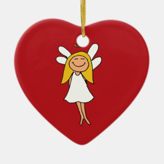 angelheart ceramic ornament