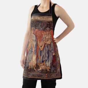 Angeli Laudantes (Praising Angels) by Burne Jones Apron