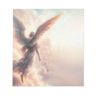 Angelic Angel Sky Clouds Notepad