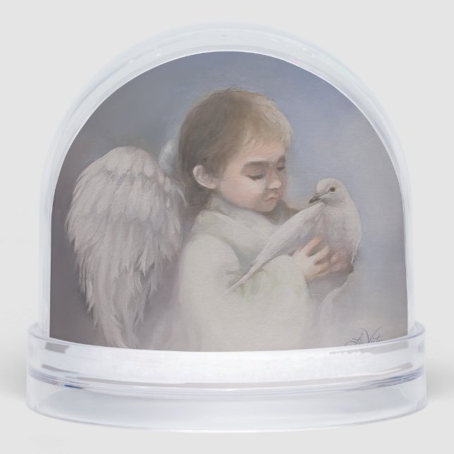 Angelic Blessings Snowglobe (Front)
